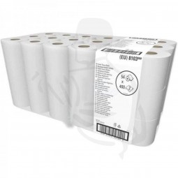 Toilettenpapier 2-lg, geprägt, 400 Blatt Kleenex Hakle, superhochweiss -8103-