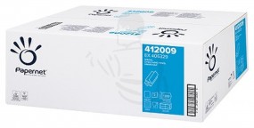 Handtuchpapier 2-lg.,Papernet weiß, 22x24cm Z-Fold, reiner Zellstoff,geprägt 2x20g/m² -412009-