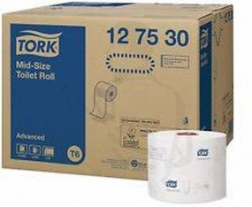 Toilettenpapier -Systemrolle, 2lg, D13,10, 100m hochweiss 