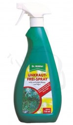 Unkraut-Frei Spray (in Sprühflasche) , 750ml flüssiges anwendungsfertiges Totalherbizid