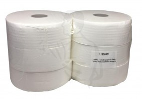 Jumbo-Toilettenpapier, MaxiRolle 3-lg., 170m hochweiss, Tissue, geprät B9,5x25cm D26cm
