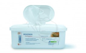 Spenderbox unbefüllt für Hautpflegetuch Desoskin, geeignet für 80 Nachfülltücher