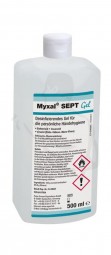 Haut,- Händedesinfektion Myxal®-SEPT Gel, 500ml alkoholische Händedesinfektion, parfümfrei