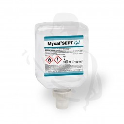 Haut,- Händedesinfektion Myxal®-SEPT Gel, 1000ml alkoholische Händedesinfektion, parfümfrei