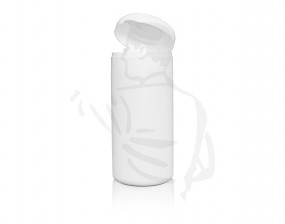 Spenderdose aus Kunststoff, rund mit Deckel, leer weiß,für Desinfektionstücher (Füllmenge 120 Stück)