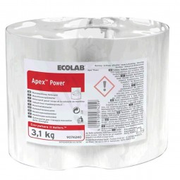 Spülmaschinenreiniger Ecolab Apex Power 3,1 kg in Blockform, nur passend für Ecolab Dosiersystem