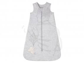 Baby Schlafsack 2LUPILU® Gr. 90 mit niedlichem Print in der Farbe grau