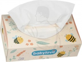 Babypflegetücher trocken 3lg 15x20 (100er) senstiv, extra weich und besonders reissfest