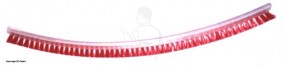 Bürststreifen, rot, 46 cm passend zu Sebo