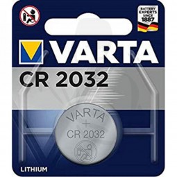 Batterie Varta Knopfzelle CR2032 3V 1er auf Blistercarde einzeln -Knopfbatterie-
