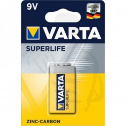 Batterien VARTA rechteckig Superlife 6LF22 9V 1er high energy Zink/Carbone -Standartbatterie-