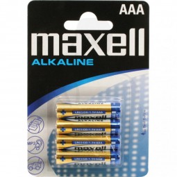 Batterie Maxell Alkaline (L)R03 AAA 4er (4er) Longlife Alkaline -Standartbatterie-