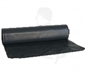 Müllbeutel, LDPE 600x700 (60 Liter) grau/schwarz, extra stark, Typ50/40µm -Rollenware-