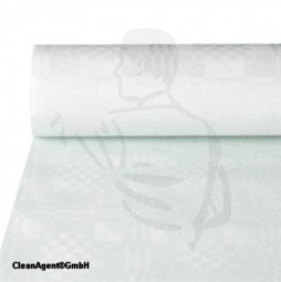 Papiertischdeckenrolle ,100cmx50m aus weißem geprägtem Zellstoff 