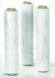 PE- Strechfolie, transparent, 50 x 300m 17µm, (Handrollen), 50mm Kern