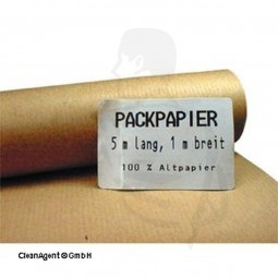Natronpapier/Packpapier 5m x 1m braun, Recycling 100% Altpapier