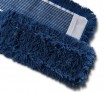 Bezüge getuftet BLAU Schlinge/Franse 40 cm eingefärbt, Baumwolle, Top Qualität