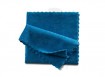 Microfasertuch mit Wellenrand 30g, blau 32x32cm Frotteeartige Oberflächenstruktur, formstabil