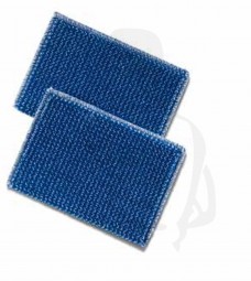 Reinigungskissen ABRA blau, 11x15cm aus abbrassivem Material, verstärkt, ca. 24g
