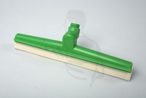 Kunststoffwasserschieber 40cm grün, weißer Gummi mit Drehkopf Gewinde für Hygienebereich