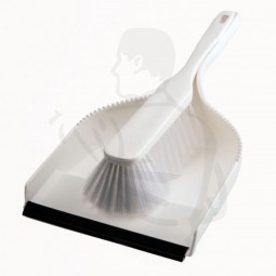 Hygiene-Kehrgarnitur 36x21x11x5cm Körper WEISS mit Polyersterborste