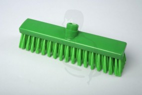 Hygiene-Besen aus Kunststoff GRÜN 28X5cm mit weicher Polyester-Borste PBT 0.3