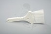 Hygiene Flachpinsel PBT0.15, 3Zoll/7cm Körper und Griff aus weissem Kunststoff