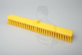 Hygiene-Besen aus Kunststoff GELB 60X6cm mit weicher Polyester-Borste PBT 0.3