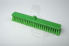 Hygiene-Besen aus Kunststoff GRÜN 50X6cm mit weicher Polyester-Borste PBT 0.3