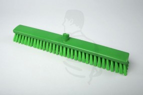Hygiene-Besen aus Kunststoff GRÜN 60X6cm mit weicher Polyester-Borste PBT 0.3