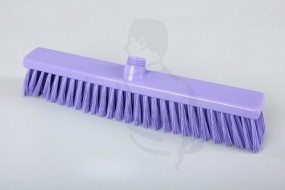 Hygiene-Besen aus Kunststoff VIOLETT 40X5cm mit weicher Polyester-Borste PBT 0.3