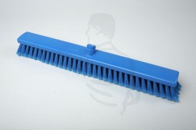Hygiene-Besen aus Kunststoff BLAU 60X6cm mit weicher, geschlitzter Polyester-Borste PBT 0.3