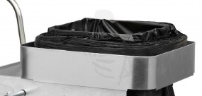 Rahmen für Endlos-Müllsack-System aus verzinktem Stahlblech, für 
