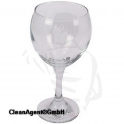 Weinglas (schwere Ausführung), 0,20l mit Standfuss aus Klarglas