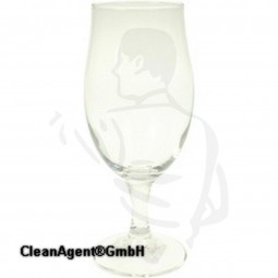 Glas Biertulpe mit Eichstrich, 0,2l mit Standfuss aus Klarglas