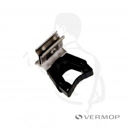Stielhalterung, schwarz aus Metall -15541- passend für Servicewagen Vermop Variant / Orbit