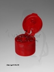 Klappdeckelschanierverschluß passend für alle 0,5 und 1 Liter Flaschen, rot