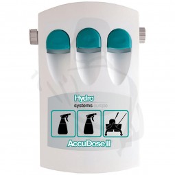 Dosieranlage für Reinigungschemie 3fach AccuDose II mit 3 Tastern für die wandmontage