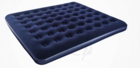 Schlaf Luftbett für eine Person, 185x76x22cm aus hautsympathischem, beflockten Material