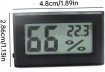 Digital Thermometer Hygrometer schwarz Kunststoff genauigkeit Luftfeuchtigkeitsmesser, mit Batterie