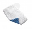 Reinigungs- u. Fleckenhandschuh für Textilien mit blauer Borstenseite, Microfaser 22x16x13cm, weiß