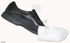 SuperPadShoe (Padsohle) mit Gummihalter WEIß für die milde Reinigung/polieren