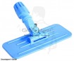 Stielpadhalter mit Klett, 10x24, blau aus Kunststoff, mit Arretierverschluß