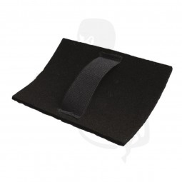 Handpadhalter, flexibel mit Klett 10x14cm schwarz, zur Reinigung auf Velcrobasis