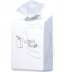 WC-Sitz Desinfektionstuchspender, weiß geeignet für Nachfüllpack Includal® Wipes Refill