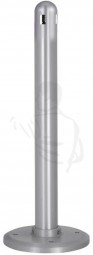 Standaschebecher für Innen&Außenbereich Höhe 90cm runde Form, edels Design aus gebürstetem Aluminium