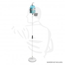 Desinfektionsmittelständer & Halter mit Klemmbügel passend für 500ml Pumpflaschen höherverstellbar