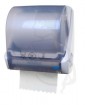 Handtuchrollenspender weiß/blau Restrollenfunktion mit Autocut (automatischer Abschnitt) bis 25cm