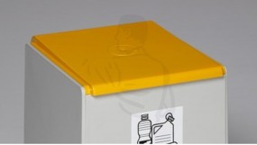 Kunststoffdeckel Ersatz, gelb, 40 L passend zum Mülltrennsystem 