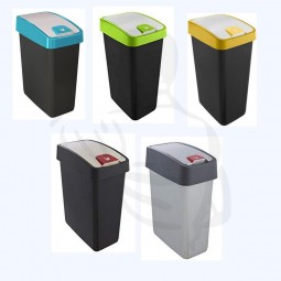 Abfallbehälter mit Flip-Deckel, 45 Liter für die tägliche Abfallentsorgung